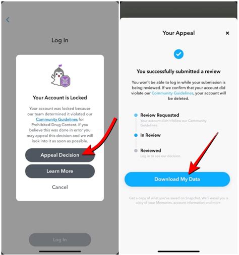 Method 1: Send an Appeal to Snapchat