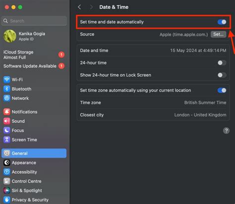 Method 1: Set Date &amp; Time Automatically