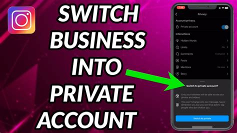 Method 1: Switch to a Private Account