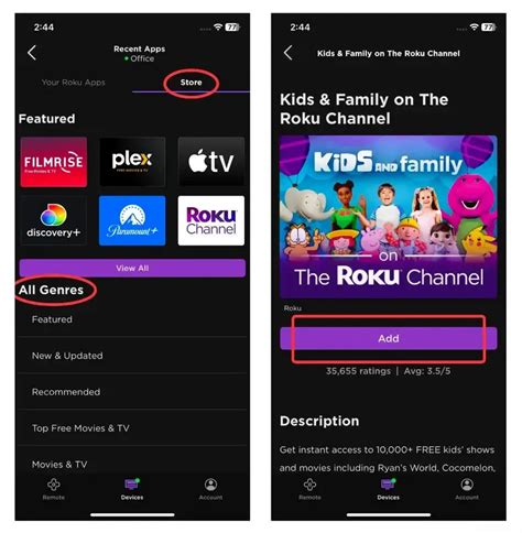 Method 2: Adding Channels Using the Roku Website or App