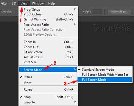 Method 2: Change Screen Mode to Full Screen