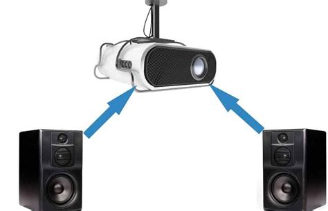 Method 2: Connect your Projector to Speakers Directly using Audio Cables or Bluetooth