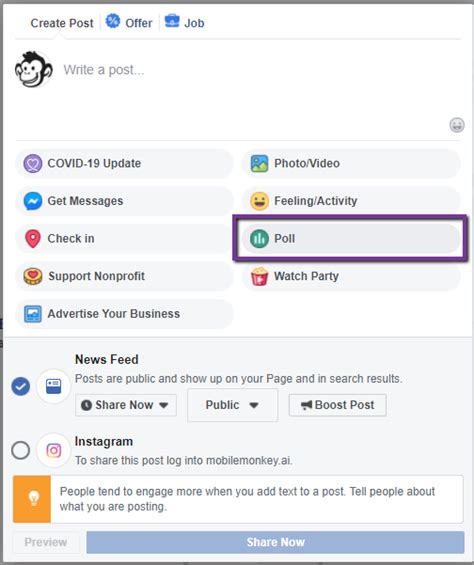 Method 2: Create a Poll on Facebook Groups