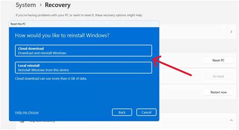 Method 2: Factory Reset Windows 11 from Recovery