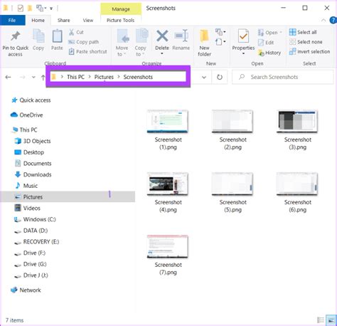 Method 2: Find All Screenshots From the Search Tab