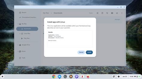 Method 2: Install Firefox on ChromeOS via Linux