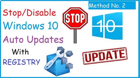 Method 2: Stop Windows 10 Updates Using Registry Editor