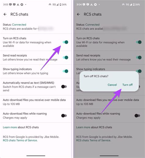 Method 2: Turn Off RCS in Google Messages