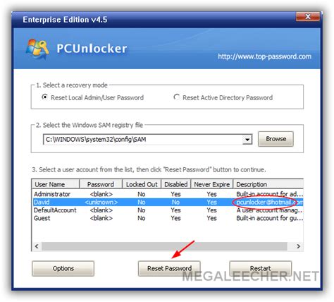 Method 2: Using PCUnlocker