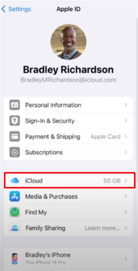 Method 2: Using iCloud