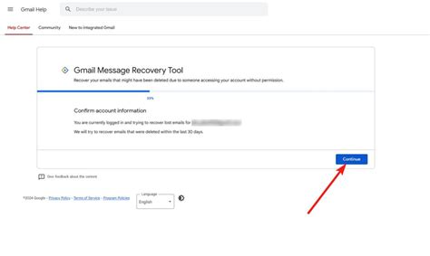 Method 2: Using the Gmail Recovery Tool