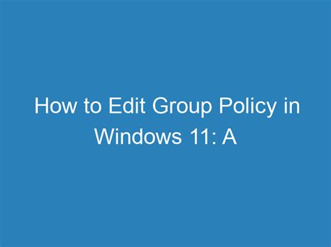 Method 2 – Edit Group Policy