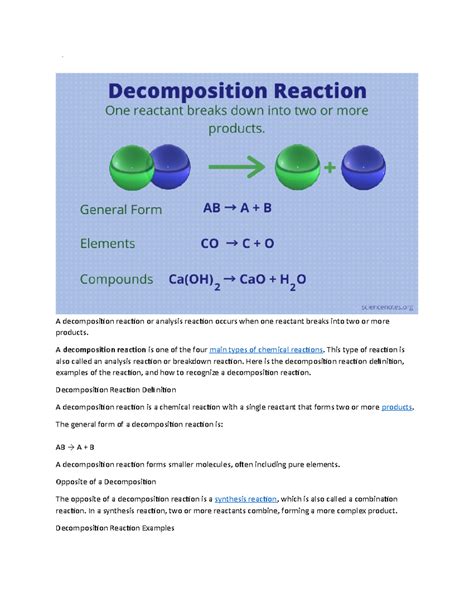 Method 2 Chemical Decomposition The Patient Approach