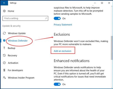 Method 3: Add Antimalware Service Executable to Windows Defender Exclusion List.
