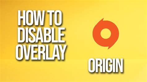 Method 3: Disable Applications Conflicting with Origin Overlay.