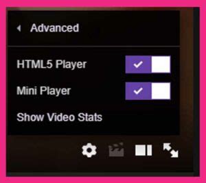 Method 3: Disable HTML 5 Player on Twitch.