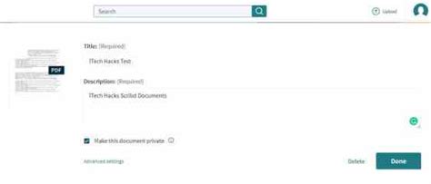 Method 3: Download Premium Documents from Scribd by uploading.