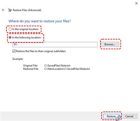 Method 3 – Restore Windows 10