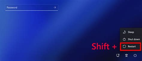 Method 4: Hit Restart with Shift Key Down