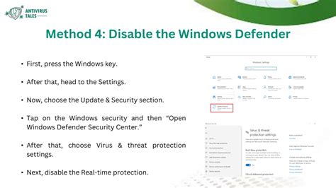 Method 4 – Disable Anti-Virus Programs