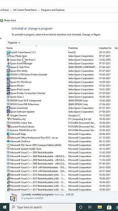 Method 4 – Uninstall Software