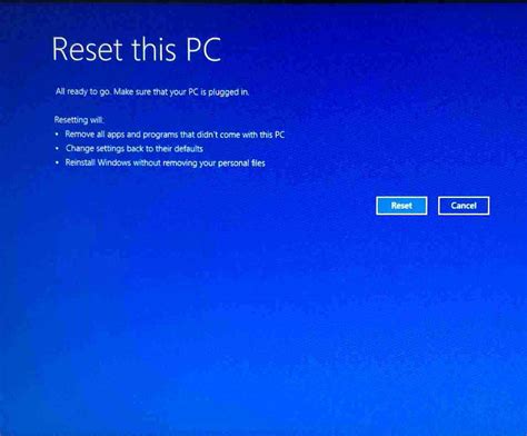 Method 5 – Reset Your PC