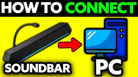 Methods for Connecting a Soundbar to a Computer