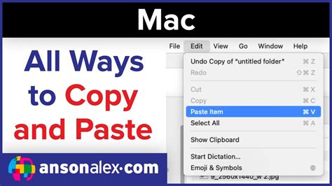 Methods to Copy and Paste on Mac