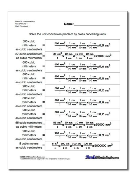 Metric Si Unit Conversions — db-excel.com