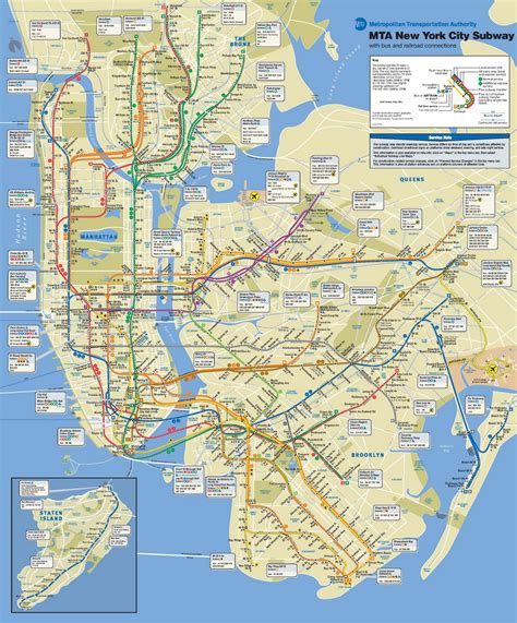 Metro Map Nyc Subway