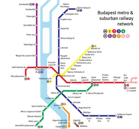Metro Map Of Budapest