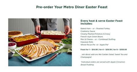 Metro Diner Easter