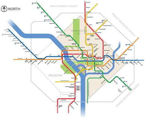 DC Metro Map New York Puzzle Company