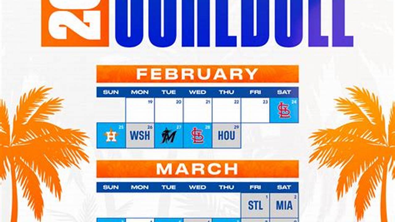 Mets 2024 Spring Training Schedule