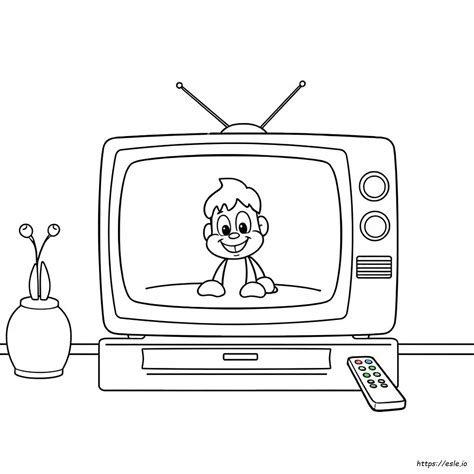 Mewarnai Gambar Tv