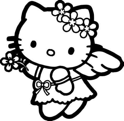 Mewarnai Hello Kitty