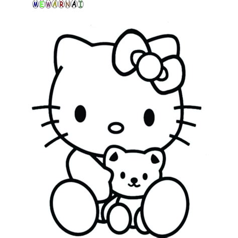 Mewarnai Hello Kitty Terbaru