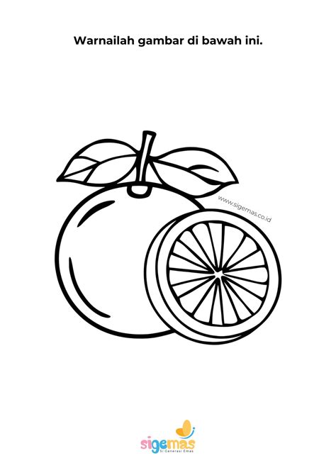 Mewarnai Jeruk