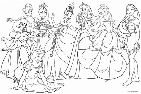 Mewarnai Princess Disney
