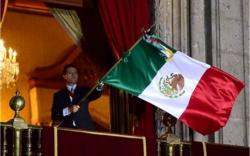 Mexican Flag On Independence Day