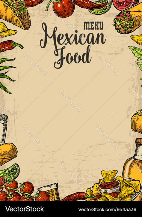 Mexican Menu Template Free Download