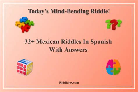 Mexican Riddles In Spanish With Answers