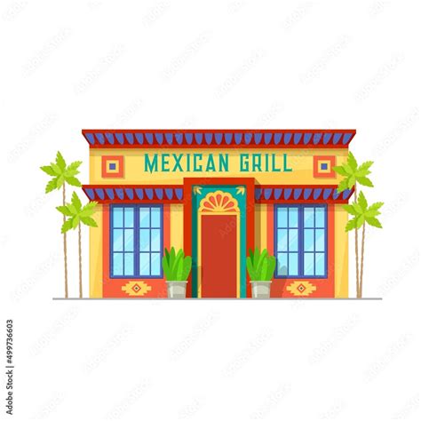 Mexican restaurant facade