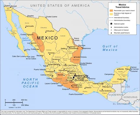 Political Map of Mexico Nations Online Project