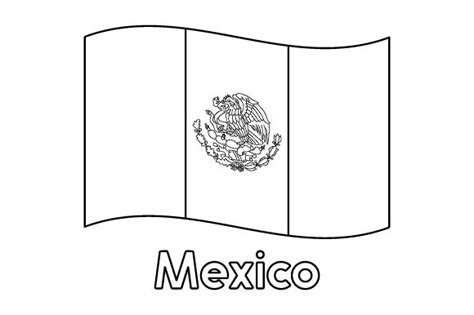 Mexico Flag Color Page