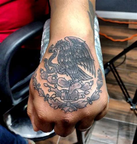 Mexico Hand Tattoo