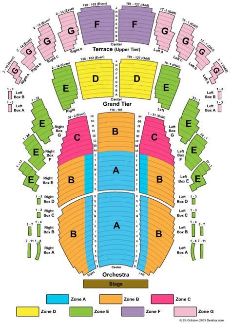 Meyerhoff Baltimore Seating Chart