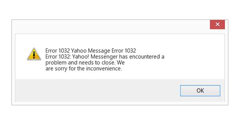 Mf Message Error Domain Error 1032