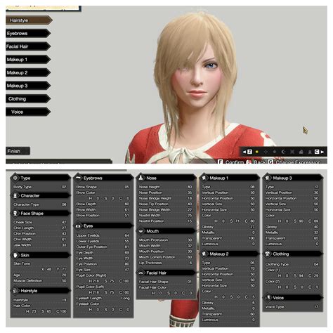 Mh Rise Character Creation Template