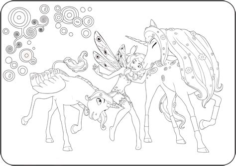 Mia And Me Ausmalbilder